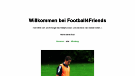 What Football4friends.de website looked like in 2017 (6 years ago)
