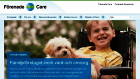 What Forenadecare.com website looked like in 2017 (6 years ago)