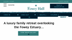 What Foweyhallhotel.co.uk website looked like in 2017 (6 years ago)