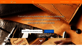 What Francecuir.fr website looked like in 2017 (6 years ago)