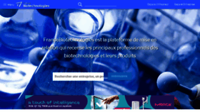 What Francebiotechnologies.fr website looked like in 2017 (6 years ago)