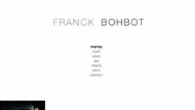 What Franckbohbot.com website looked like in 2017 (6 years ago)