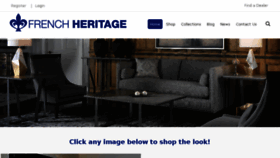 What Frenchheritage.com website looked like in 2017 (6 years ago)