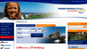 What Friedrichskoog.de website looked like in 2017 (6 years ago)