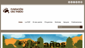 What Fundacionosopardo.org website looked like in 2017 (6 years ago)