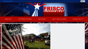 What Friscofreedomfest.org website looked like in 2017 (6 years ago)