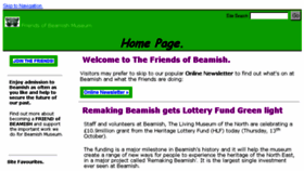 What Friendsofbeamish.co.uk website looked like in 2017 (6 years ago)
