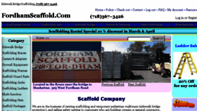What Fordhamscaffold.com website looked like in 2017 (6 years ago)