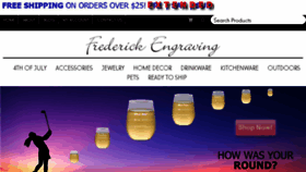 What Frederickengraving.com website looked like in 2017 (6 years ago)