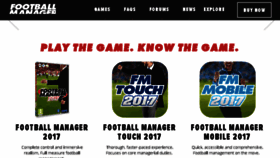 What Footballmanager.net website looked like in 2017 (6 years ago)