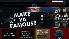 What Frontier-justice.com website looked like in 2017 (7 years ago)