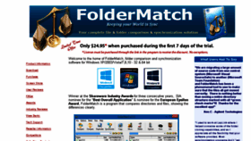 What Foldermatch.com website looked like in 2017 (6 years ago)