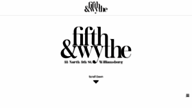 What Fifthandwythe.com website looked like in 2017 (6 years ago)