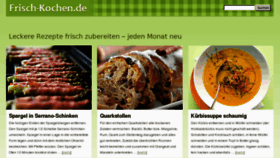 What Frisch-kochen.de website looked like in 2017 (6 years ago)