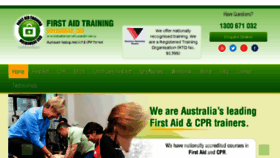 What Firstaidtrainingmelbournecbd.com.au website looked like in 2017 (6 years ago)