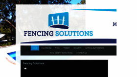 What Fencingsolutions.net.au website looked like in 2017 (6 years ago)