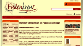 What Fadenkreuz-shop.de website looked like in 2017 (6 years ago)