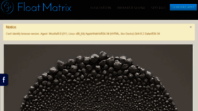 What Floatmatrix.com website looked like in 2017 (6 years ago)