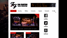 What Foofightersfans.cz website looked like in 2017 (6 years ago)