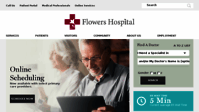 What Flowershospital.com website looked like in 2017 (6 years ago)