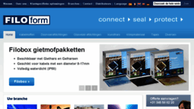 What Filoform.nl website looked like in 2017 (6 years ago)