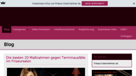 What Friseur-unternehmer.de website looked like in 2017 (6 years ago)