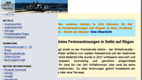 What Ferienwohnungsellin.de website looked like in 2017 (6 years ago)