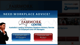 What Fairworkcentre.com.au website looked like in 2017 (6 years ago)