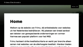 What Frimu.nl website looked like in 2017 (6 years ago)