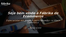 What Fabrikadeecommerce.com.br website looked like in 2017 (6 years ago)