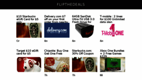 What Flipthedeals.com website looked like in 2017 (6 years ago)