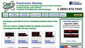 What Funtronixonline.com website looked like in 2017 (6 years ago)