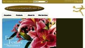 What Farmingtoncenterflorist.com website looked like in 2017 (6 years ago)