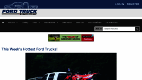 What Ford-trucks.com website looked like in 2017 (6 years ago)