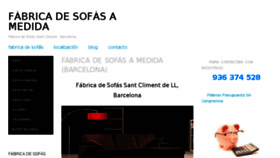 What Fabricadesofasantcliment.com website looked like in 2017 (6 years ago)