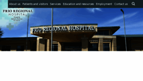 What Frioregionalhospital.com website looked like in 2017 (6 years ago)