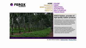 What Ferox-rubber.com website looked like in 2017 (6 years ago)