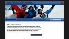 What Freizeit.pr-gateway.de website looked like in 2017 (6 years ago)