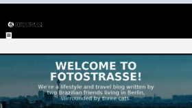 What Fotostrasse.com website looked like in 2017 (6 years ago)