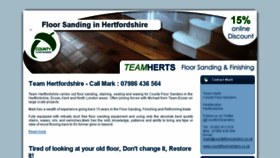 What Floor-sanders-hertfordshire.co.uk website looked like in 2017 (6 years ago)