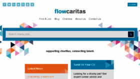 What Flowcaritas.co.uk website looked like in 2017 (6 years ago)