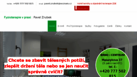What Fyzioterapievpraxi.cz website looked like in 2017 (6 years ago)