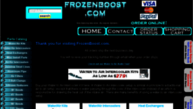 What Frozenboost.com website looked like in 2017 (6 years ago)