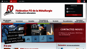 What Fo-metaux.org website looked like in 2017 (6 years ago)