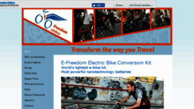 What Freedomebikes.com website looked like in 2017 (6 years ago)