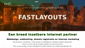 What Fastlayouts.nl website looked like in 2017 (6 years ago)