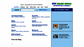 What Fftf.org website looked like in 2017 (6 years ago)