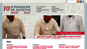 What Fondazionedeagostini.it website looked like in 2017 (6 years ago)