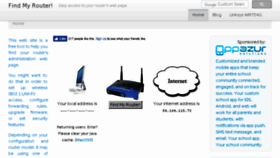 What Findmyrouter.net website looked like in 2017 (6 years ago)