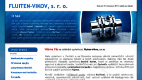 What Fluitenvikov.cz website looked like in 2017 (6 years ago)